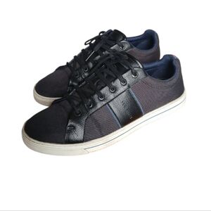​Ted Baker Navy Blue Mesh & Leather Trim Sneakers | Size 9 (EU 42)